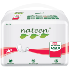 Nateen Easy-B Plus - Non waterproof rechte luier 13 x 54 cm